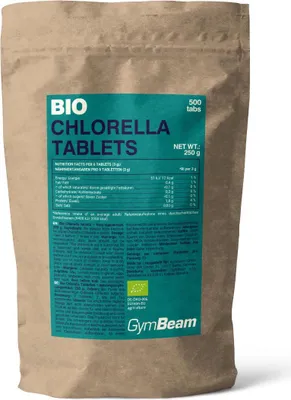 Obrázok produktu pre GymBeam -Chlorella 500 tabliet bez príchute