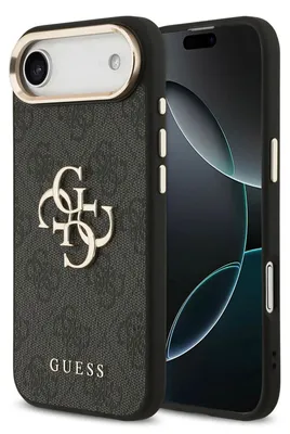Produktbild von GUESS Tasche passend für IPHONE 17 Air GUHCP17M4GMGCGR (PU W/ Big 4G Classic Logo) gold schwarz