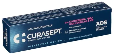 Produktbild von CURASEPT ADS Gel für das Zahnfleisch, Chlorhexidindigluconat 1%, 30 ml