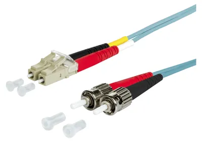 Productafbeelding van BTR 151J1JOAO20E: Patchkabel, OM3, LC-D/2xST, multimode, 2 meter, blauw, I-V(ZN)H, 50/125 (151J1JOAO20E)