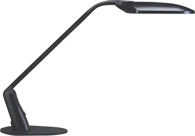 Image de Lampe de bureau UNILUX Duo LED, anti-éblouissante, noire
