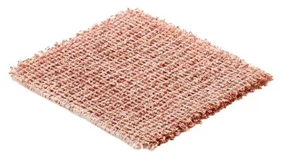 A single copper cleaning cloth is shown on a white background.