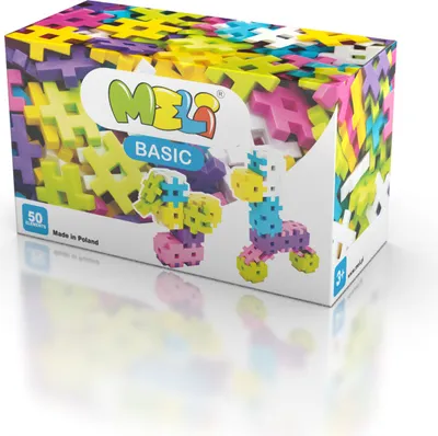 Immagine prodotto di Meli Basic Pink 50 mattoncini e blocchi da costruzione