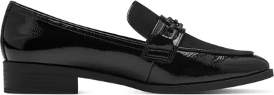 Produktbild von MARCO TOZZI Damen Slipper eleganter Loafer mit Kette 2-24306-43, Größe:37 EU, Farbe:Schwarz