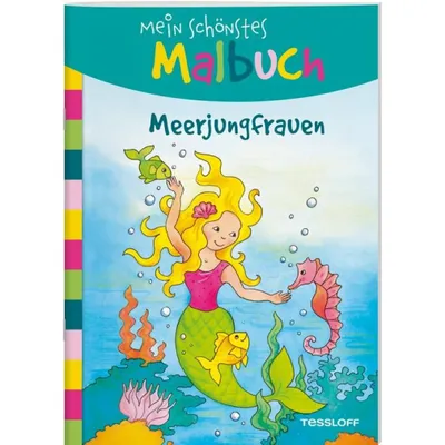 Obrázok produktu pre Mein schönstes Malbuch. Meerjungfrauen. Malen für Kinder ab 5 Jahren