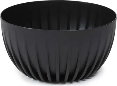 Produktbild von HowHomely Blumentopf Rund 14 cm Höhe, Pflanzkübel, Schwarz Übertopf für garten balkon