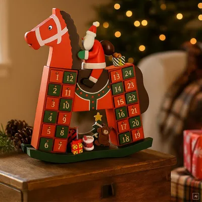 Produktbild von abc HOME | Adventskalender Schaukelpferd