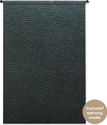 Produktbild von MuchoWow® Wandteppich Wandbehang Leder - Textur - Schwarz - Grün - Hell 120x180 cm Tapisserie Dekoration Wandtuch - Schlafzimmer - Dekorationen für das Haus