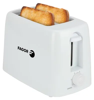 Obrázek produktu pro Fagor FlexiToast, 2 krajíců, Bílá, Otočné, 650 W, 220-240 V, 50-60 Hz