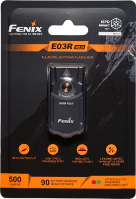 Zdjęcie produktu dla Latarka Fenix E03R V2.0 260 lm