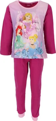 Immagine prodotto di Pigiama principessa Disney morbido 100% cotone per bambini viola 2 anni