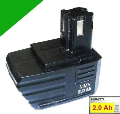 Produktbild von Original Hilti  Akku 9,6 V 2 Ah NiCd SFB 105 SBP10  SFB 100 bestückt