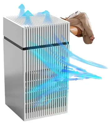 Produktbild von Luftreiniger, geeignet für Flächen bis zu 15 m², 3-Stufen-Filterungssystem, HEPA-Filter (99% Effizienz), geeignet für jeden Raum, Reinigungs- und Sterilisationsfunktion