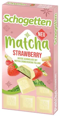 Produktbild von Schogetten Matcha Strawberry 100g