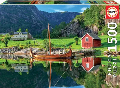 Produktbild von Educa Puzzle.  Viking Ship 1500 Teile