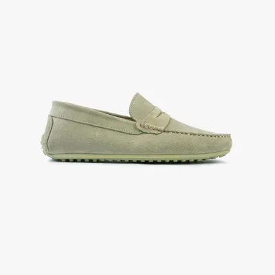 Productafbeelding van Omnio bjorn loafers heren groen suède