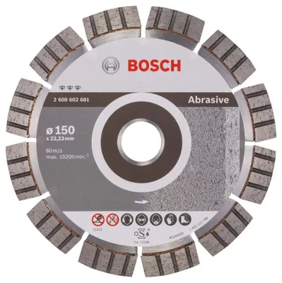 Obrázok produktu pre Bosch 2 608 602 681, Brúsne drevo, 15 cm, 2,22 cm, 2,4 mm, 1 kusov