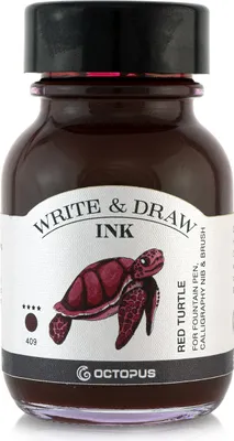 Produktbild von Write and Draw Ink 409 Red Turtle, Schreib- und Zeichentusche, 50 ml