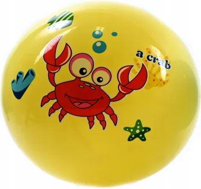 Produktbild von Gummiball Kinder 23cm Spielball Garten Outdoor Strand Wasserfest Bunt Langlebig