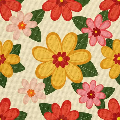 Image de OUTDOOR DEKOSTOFFE OXFORD - Motiv Blumen I DX5453