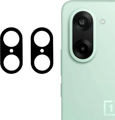 Produktbild von OnePlus Nord CE5 Kamera Objektivschutz - Coverup 9H Panzerglas Doppelpack - Schwarz