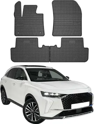 Immagine prodotto di 2017-2025 DS7 Crossback tappetini in gomma nera 4 pz