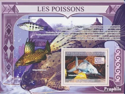 Produktbild von Briefmarken Guinea 2009 Mi Block 1660 (kompl. Ausgabe) postfrisch Fische