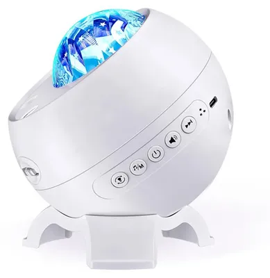 Produktbild von Sternenhimmel Projektor mit Bluetooth Lautsprecher 180 Lichtkombinationen 15 Farben Nachtlicht Weißgeräusche Fernbedienung