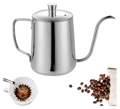 Produktbild von Wasserkocher mit Schwanenhals, 350ml Edelstahl Pour Over Kanne
