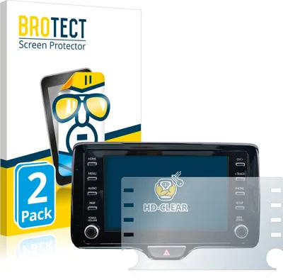 Produktbild von 2x Für Toyota Yaris Cross 8" Schutzfolie BROTECT Displayschutz Display Schutz Folie Klar Transparent