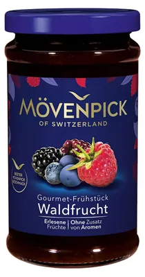 Zdjęcie produktu dla Mövenpick Forest Fruit Gourmet Breakfast Fruit Spread o smaku owoców leśnych 250g