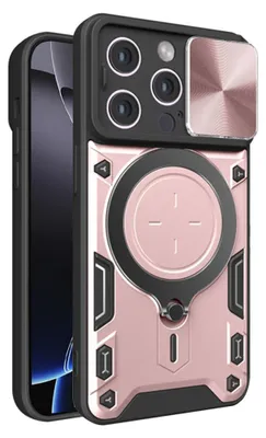 Zdjęcie produktu dla Techsuit CamGuard Pro etui na iPhone 16 Pro Max – różowo-złote