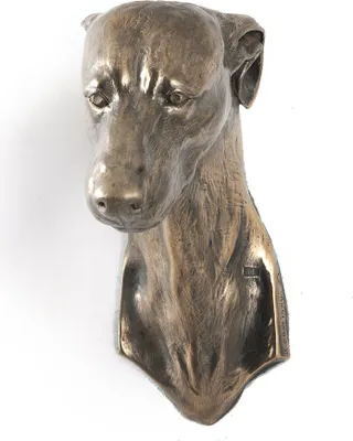 Produktbild von Whippet, Kleiner Englischer Windhund - Hundestatue, hängende Büste, einzigartige Dekoration für Hundeliebhaber der Marke Art-Dog