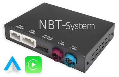 Immagine prodotto di CarPlay wireless e Android Auto per BMW NBT Mini F55 F56 F57 Serie 3, Serie 4, Serie 5, X1, X3, X5, F11, F21, F30, F48, F25: aggiornamento navigatore e sistema multimediale