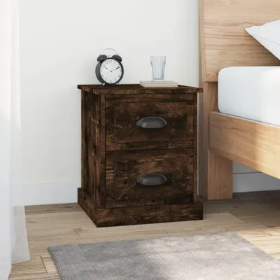 Immagine prodotto di Comodino in legno massello con 2 cassetti