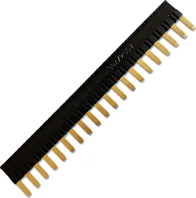 Produktbild von Schaltbrücke | 20 Kontakte | 36A | 250V | Schwarz