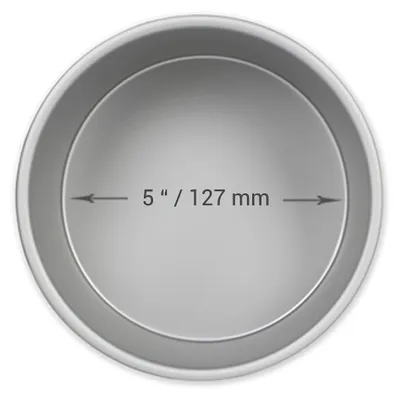 Produktbild von PME Aluminium-Runde Kuchenform 127 x 50mm, Silber
