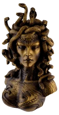 Produktbild von Medusabüste Figur 28 cm Gorgone