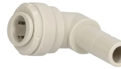 Image de Raccord tuyau, Сoude de tuyau - Tube 3/8 x tige 3/8