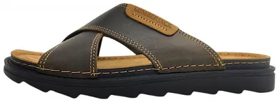 Produktbild von Lumberjack Asher Pantolette Braun in Gr. 44