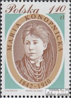 Produktbild von Briefmarken Polen 2002 Mi 3974 (kompl.Ausg.) postfrisch Konopnicka