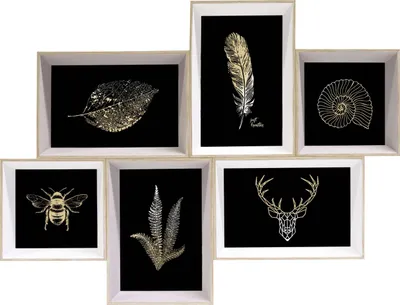Produktbild von Bilderrahmen Collage Multi natur/weiß 33 x 43,5 cm - 6 Fotos