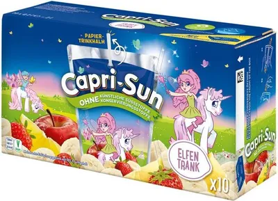 Image de Capri Sun Fairy Drink Packs à boire au jus de fruits multiples Boisson 10x200ml