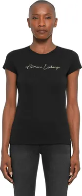 Image de Armani Exchange T-shirt 040303100016 in BLACK/GOLD color size medium