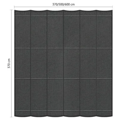 Zdjęcie produktu dla Składana markiza przeciwsłoneczna SHADOW COMFORT 3,7 x 3,7 m Carbon Black