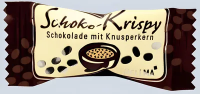 Produktbild von Hellma Schoko-Krispy Vollmilchschokolade mit Knusperkern 380 Stk