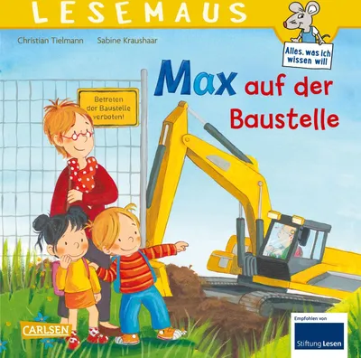 Produktbild von LESEMAUS 12: Max auf der Baustelle