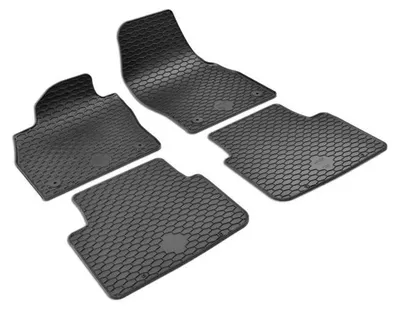 Produktbild von Gumarny Zubri Fußmatten Set Gummi für SKODA Kamiq (NW4) Vorne+Hinten