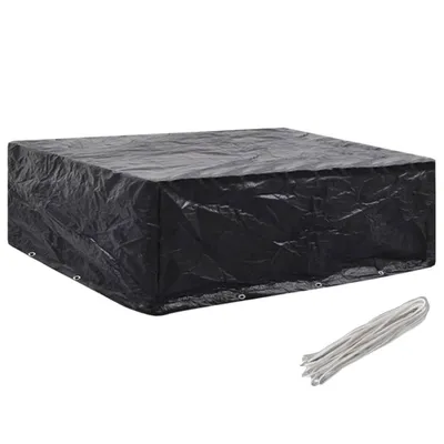 Zdjęcie produktu dla vidaXL Pokrowce na meble ogrodowe 2 szt. 8 oczek 250x210x90 cm