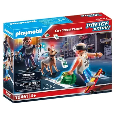 Produktbild von PLAYMOBIL – 70461 Police Action – StraßenpatrouillePLAYMOBIL – 70461 Police Action – Straßenpatrouille